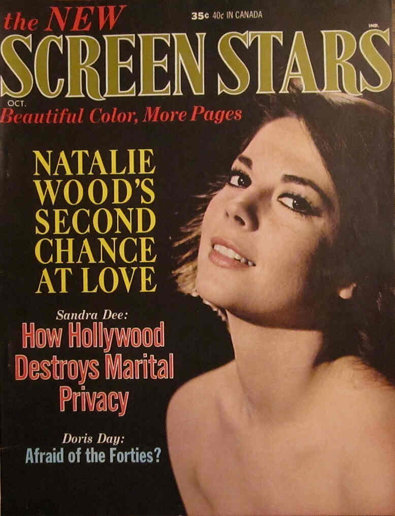 SCREEN STARS magazine side cover October 1964