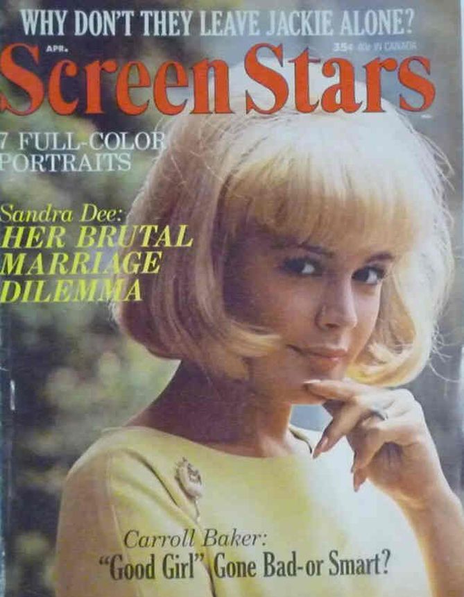 SCREEN STARS magazine side cover April 1965