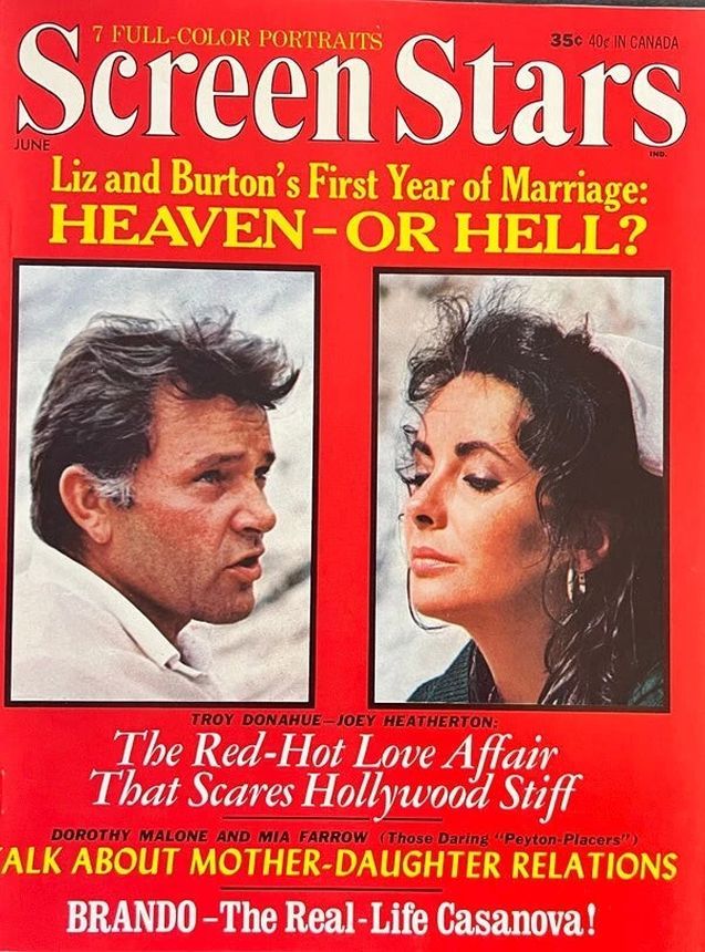 SCREEN STARS magazine side cover June 1965