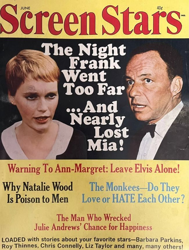 SCREEN STARS magazine side cover June 1967