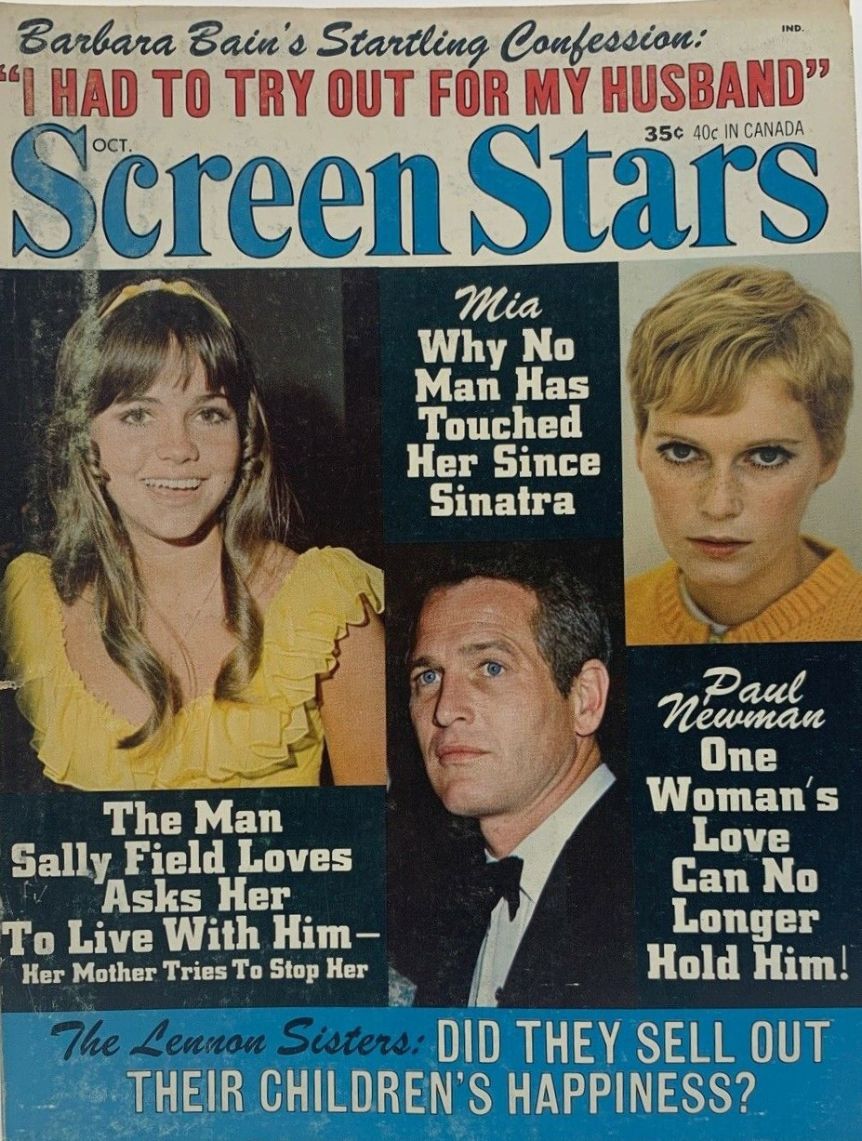 SCREEN STARS magazine side cover October 1968