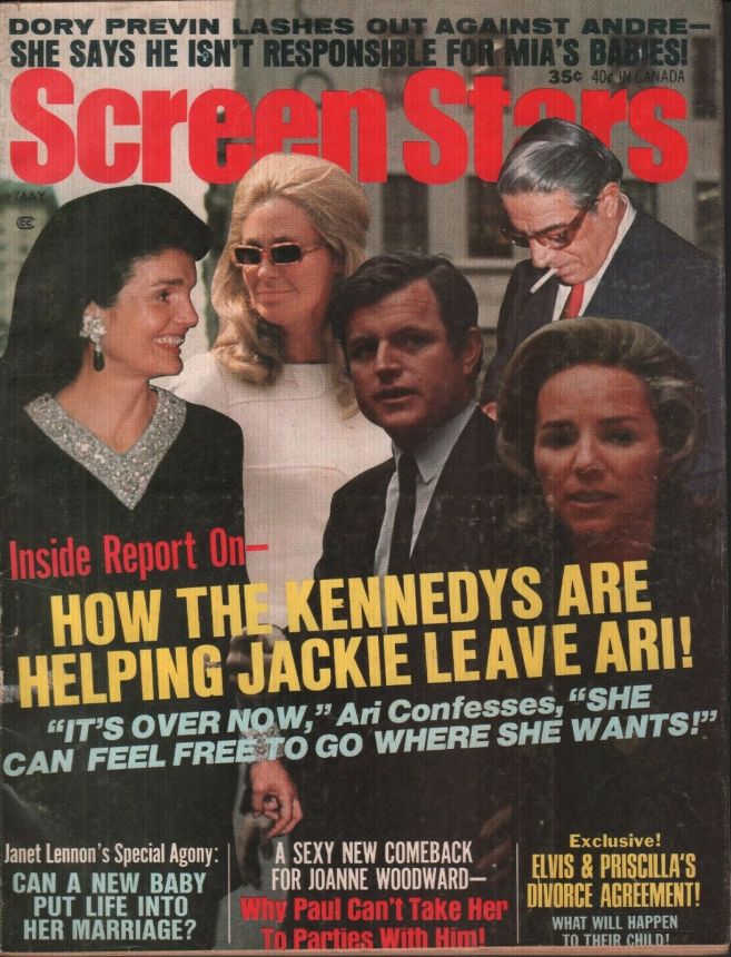 SCREEN STARS magazine side cover May 1970