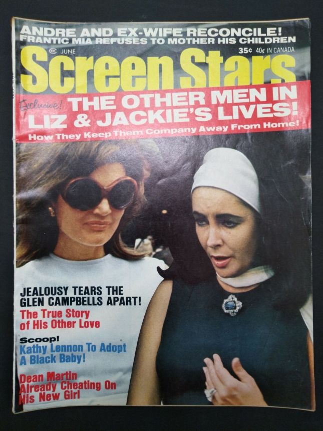 SCREEN STARS magazine side cover June 1970