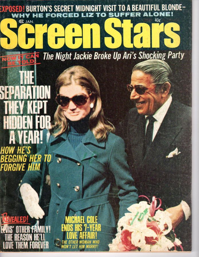 SCREEN STARS magazine side cover January 1971
