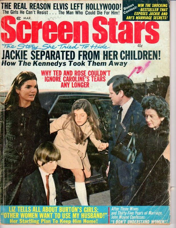 SCREEN STARS magazine side cover March 1971