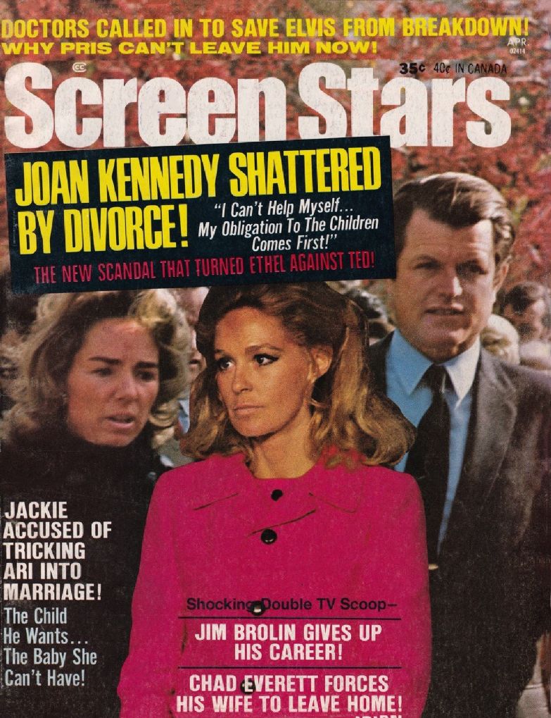 SCREEN STARS magazine side cover April 1971