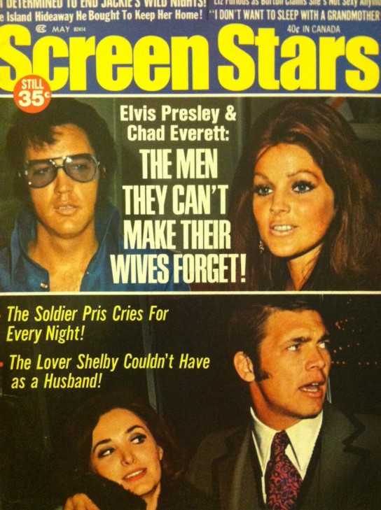 SCREEN STARS magazine side cover  Vol 29 # 5 May 1971