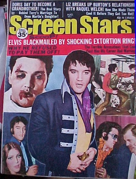 SCREEN STARS magazine side cover August 1971