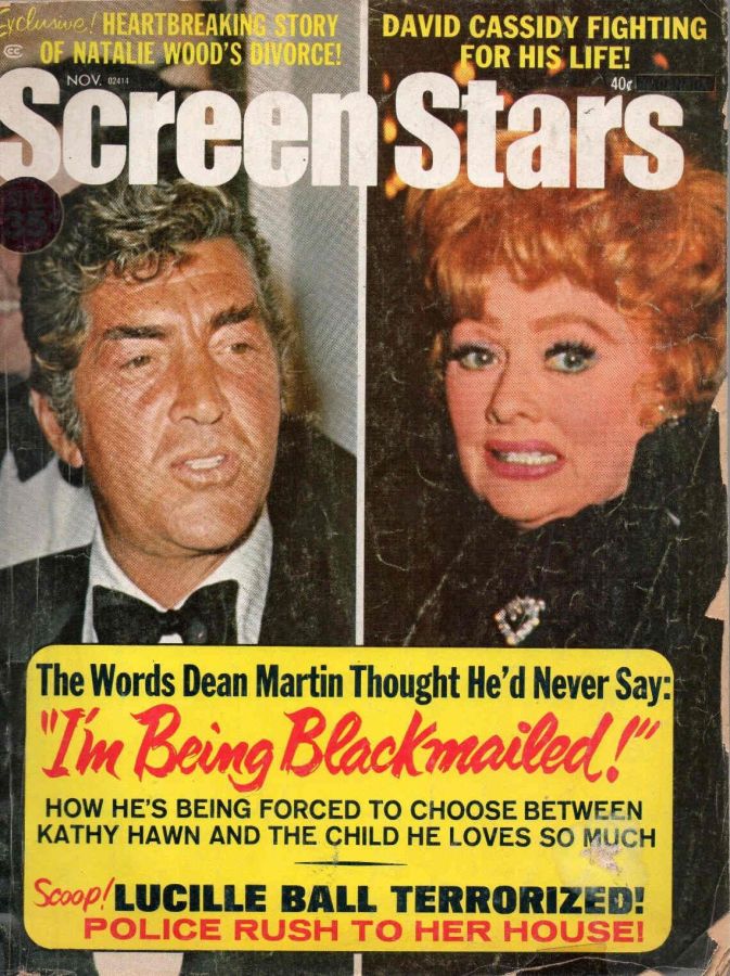 SCREEN STARS magazine side cover November 1971