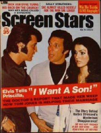 SCREEN STARS magazine side cover February 1972