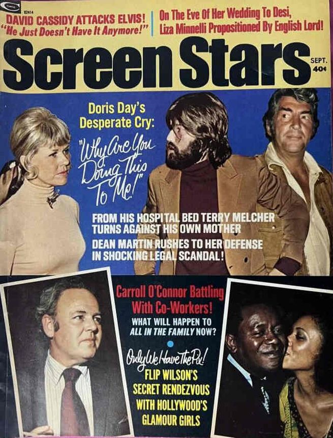 SCREEN STARS magazine side cover September 1972