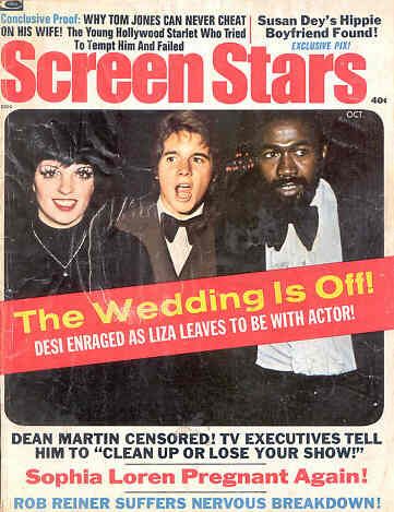 SCREEN STARS magazine side cover October 1972