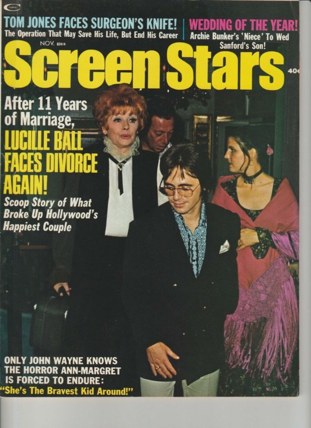 SCREEN STARS magazine side cover November 1972