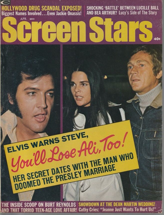 SCREEN STARS magazine side cover April 1973