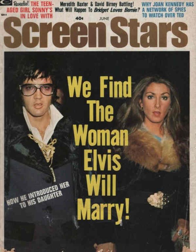 SCREEN STARS magazine side cover June 1973