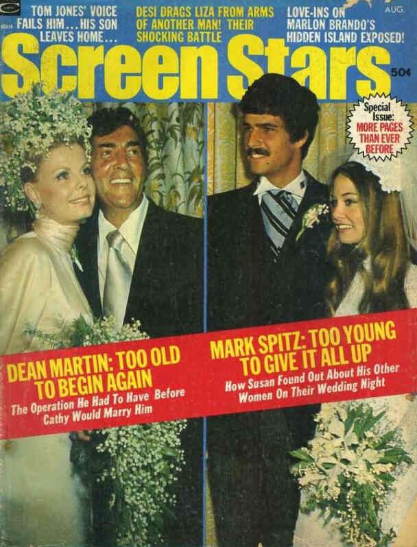 SCREEN STARS magazine side cover August 1973
