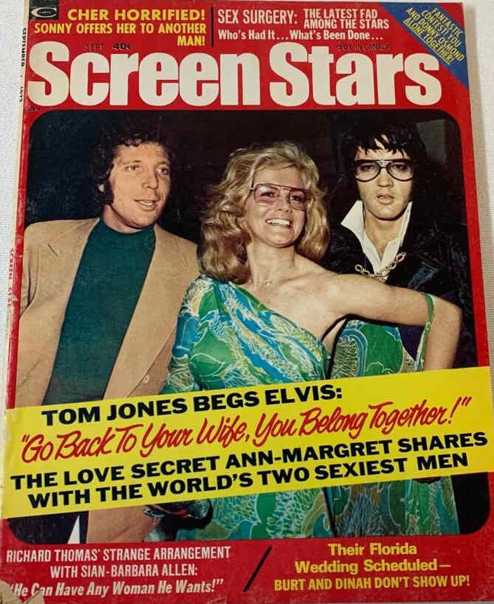 SCREEN STARS magazine side cover September 1973