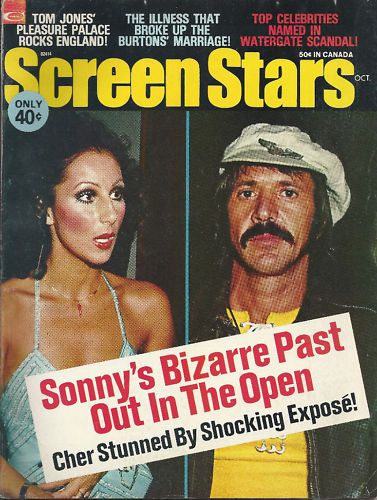 SCREEN STARS magazine side cover October 1973
