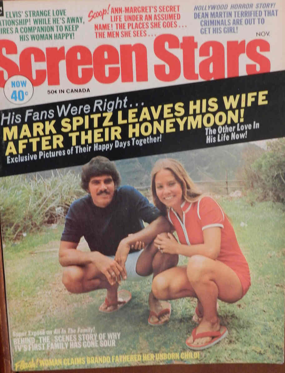 SCREEN STARS magazine side cover November 1973