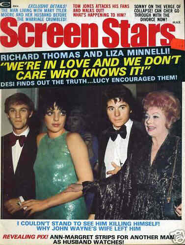 SCREEN STARS magazine side cover March 1974