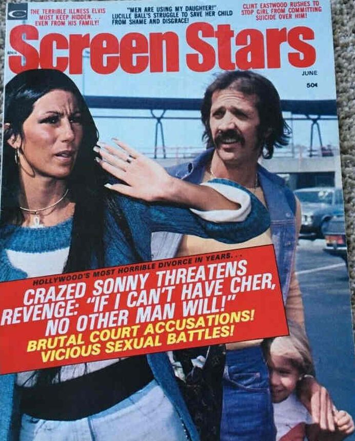 SCREEN STARS magazine side cover June 1974