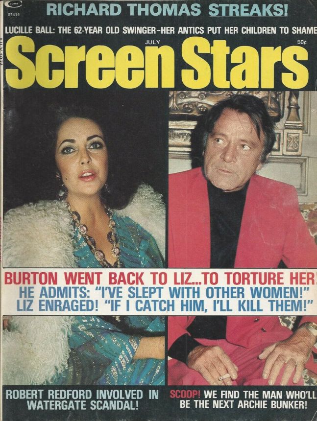 SCREEN STARS magazine side cover July 1974