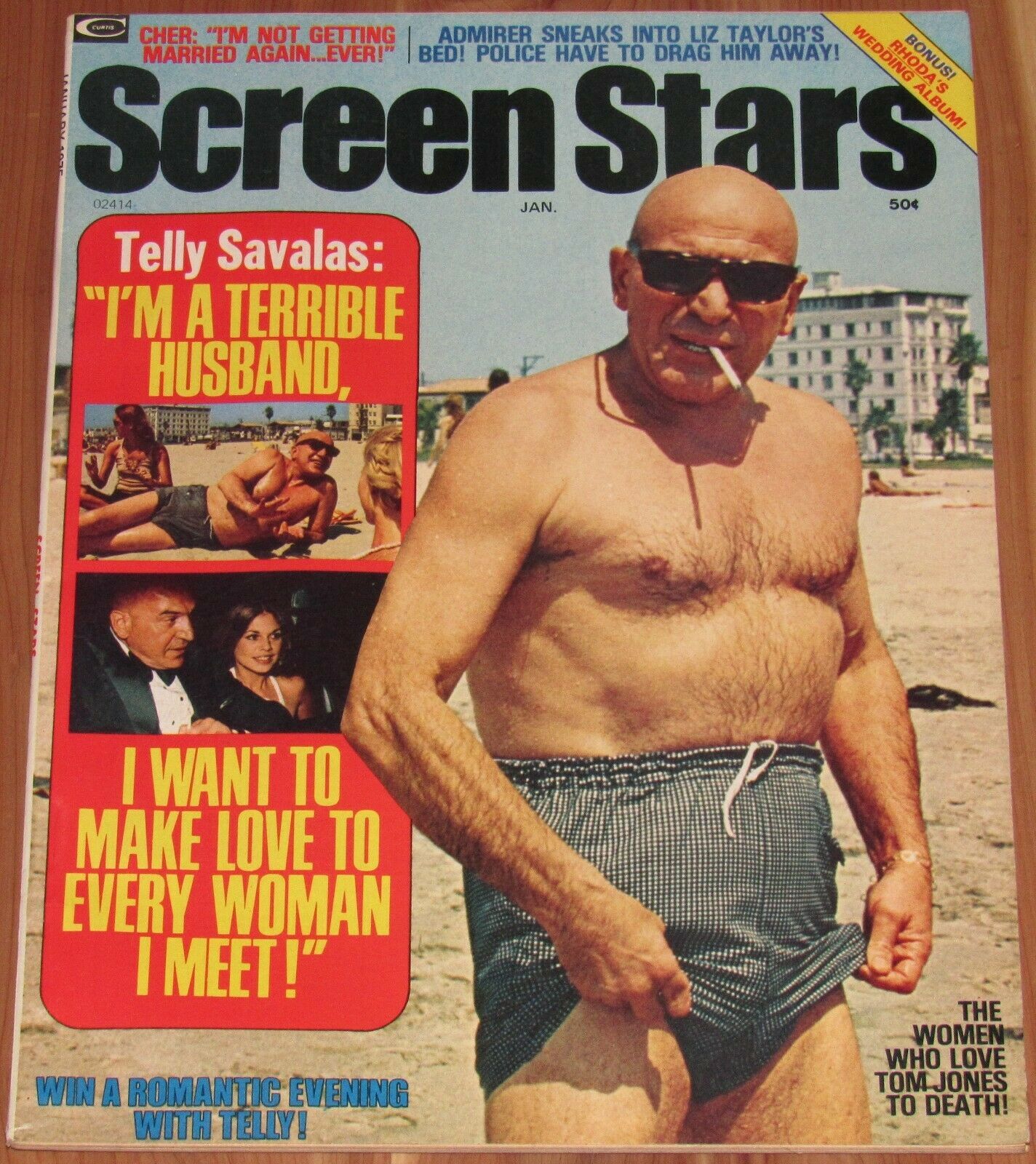 SCREEN STARS magazine side cover January 1975