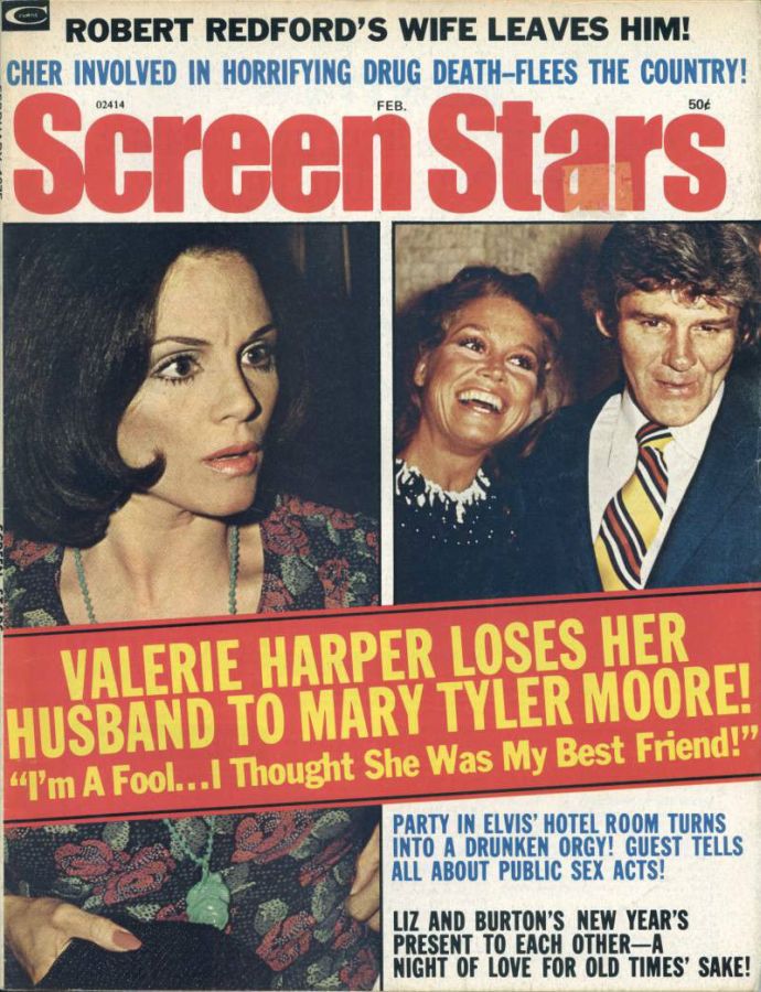 SCREEN STARS magazine side cover February 1975