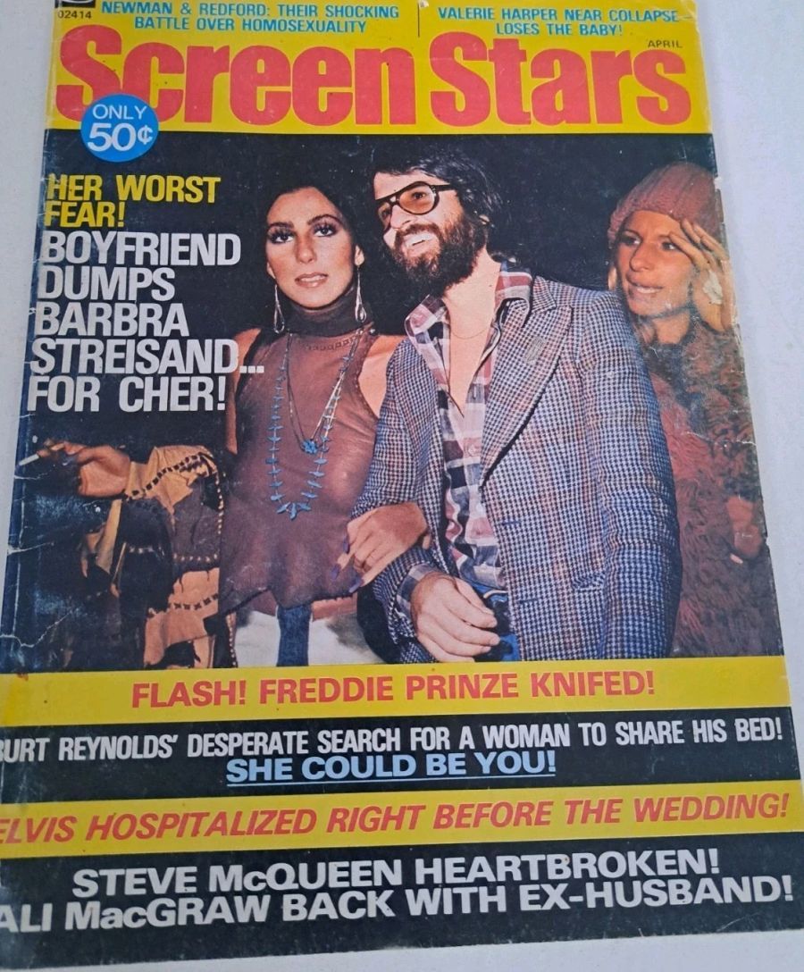 SCREEN STARS magazine side cover April 1975