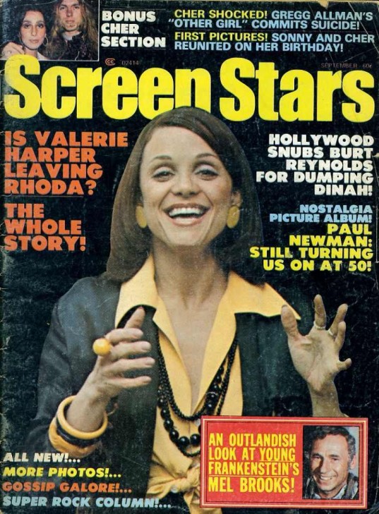 SCREEN STARS magazine side cover September 1975