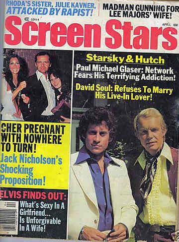 SCREEN STARS magazine side cover April 1976
