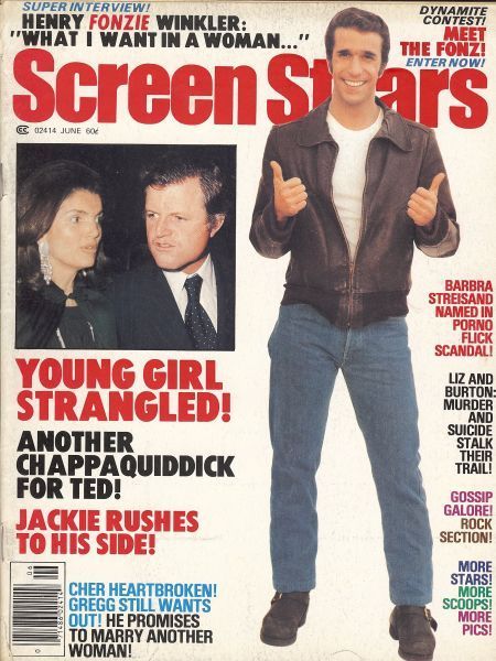 SCREEN STARS magazine side cover June 1976