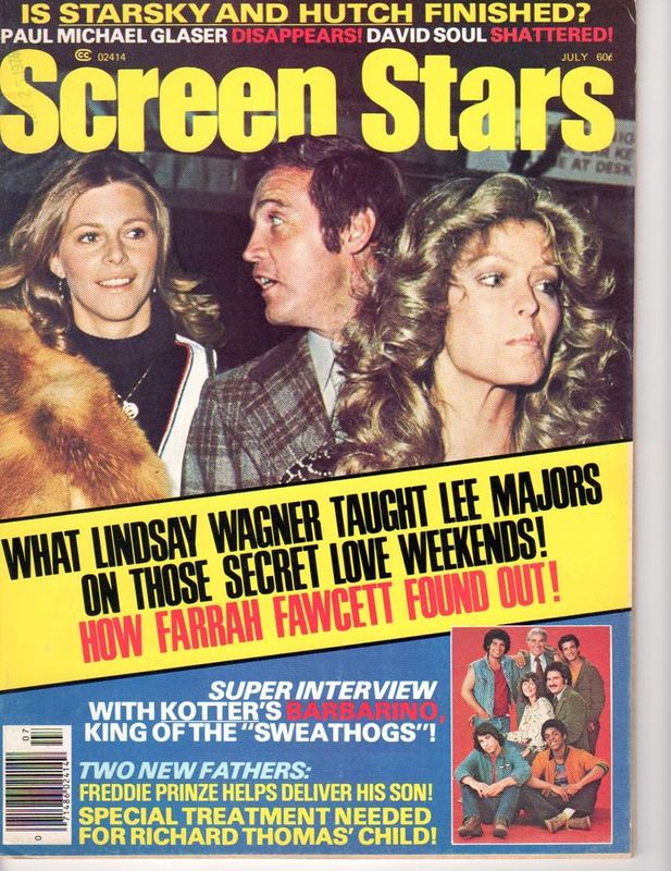 SCREEN STARS magazine side cover July 1976