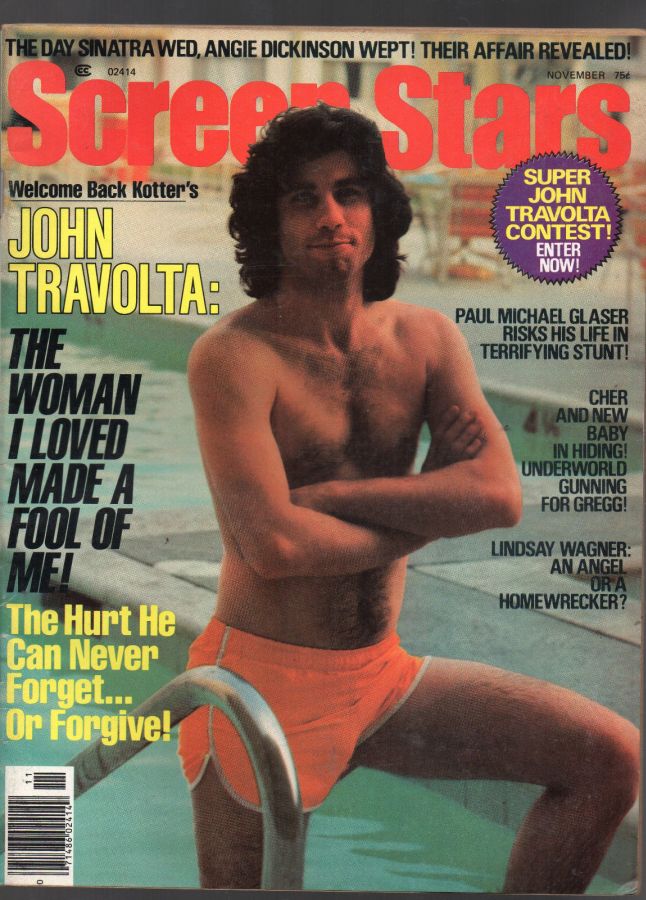 SCREEN STARS magazine side cover November 1976