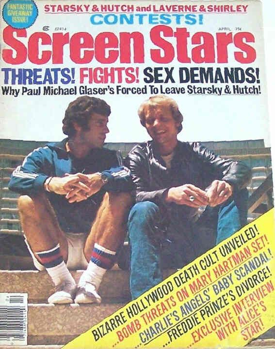 SCREEN STARS magazine side cover April 1977