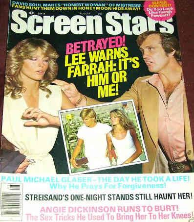 SCREEN STARS magazine side cover August 1977