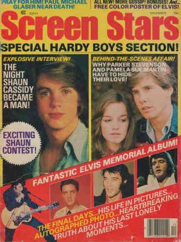 SCREEN STARS magazine side cover December 1977