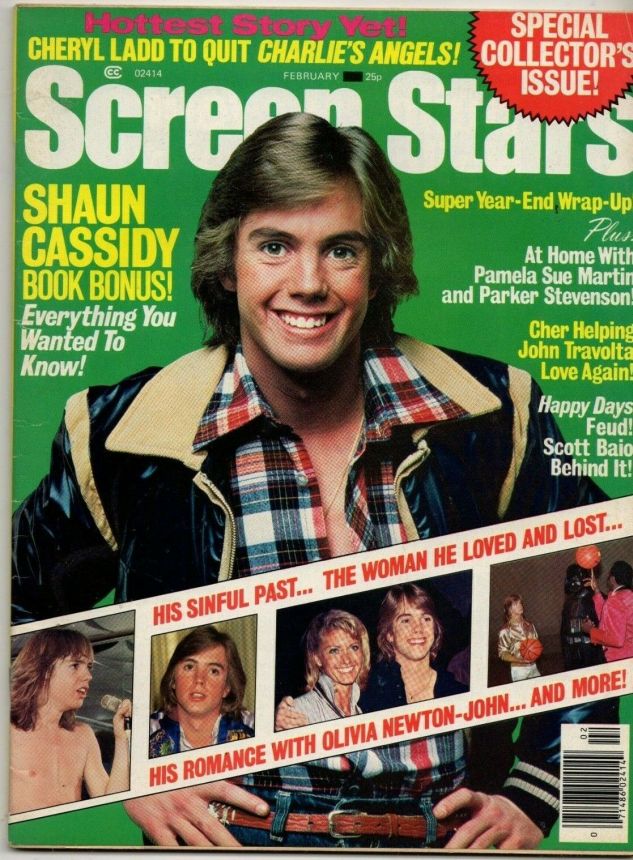 SCREEN STARS magazine side cover  February 1978