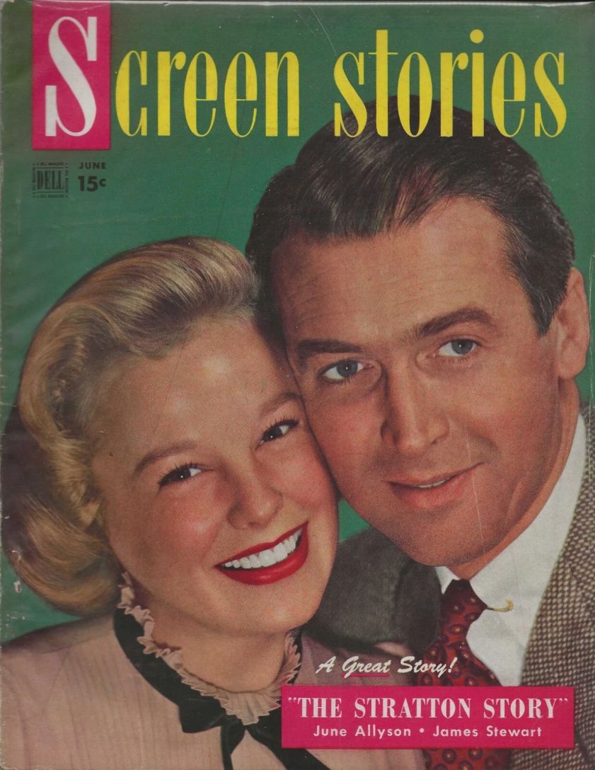 SCREEN STORIES magazine side cover June 1949