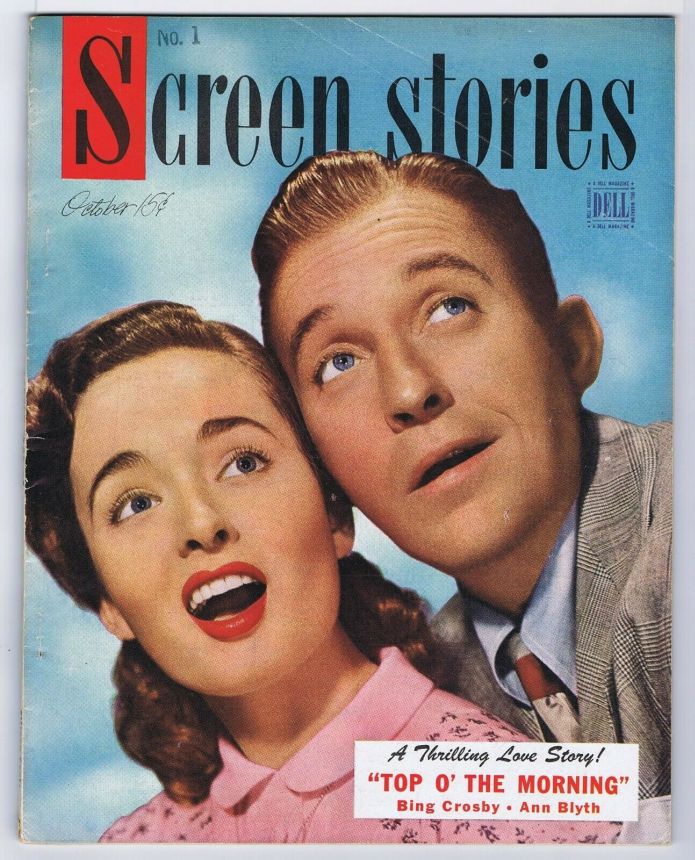 SCREEN STORIES magazine side cover October 1949
