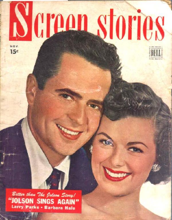SCREEN STORIES magazine side cover November 1949