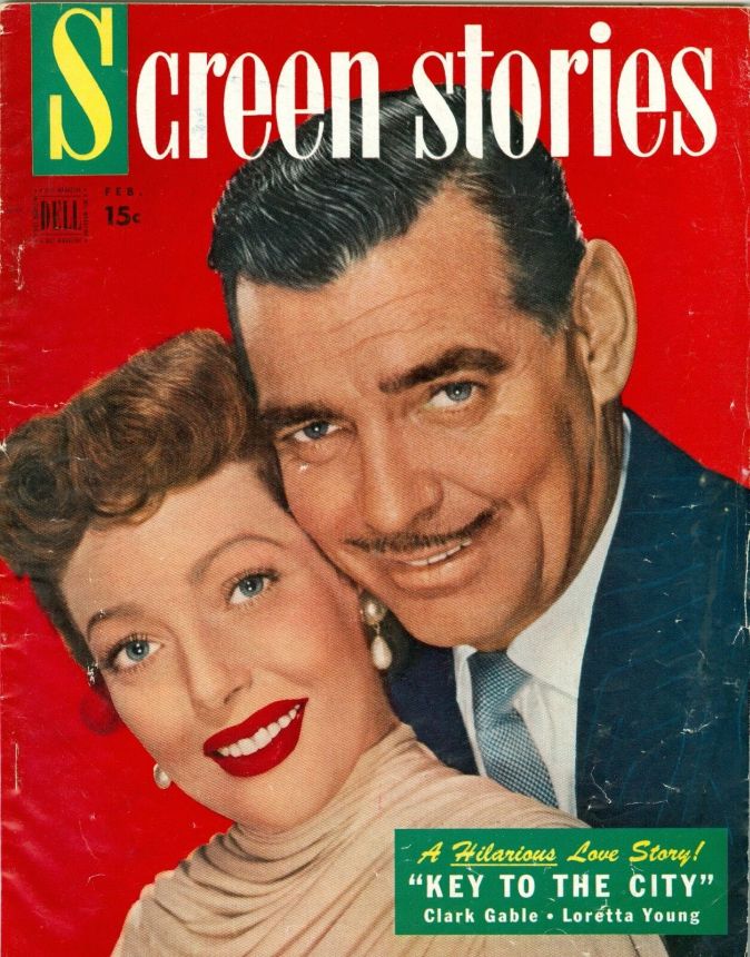 SCREEN STORIES magazine side cover February 1950