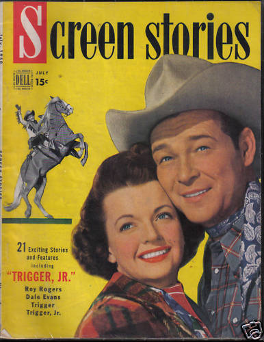 SCREEN STORIES magazine cover July 1950