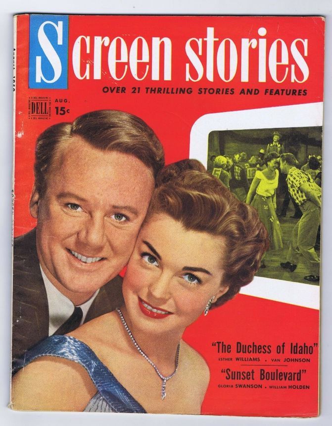 SCREEN STORIES magazine cover August 1950
