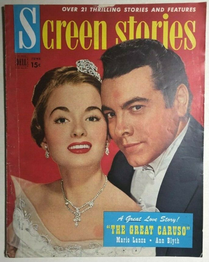 SCREEN STORIES magazine side cover June 1951