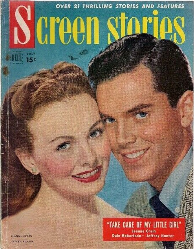 SCREEN STORIES magazine side cover July 1951