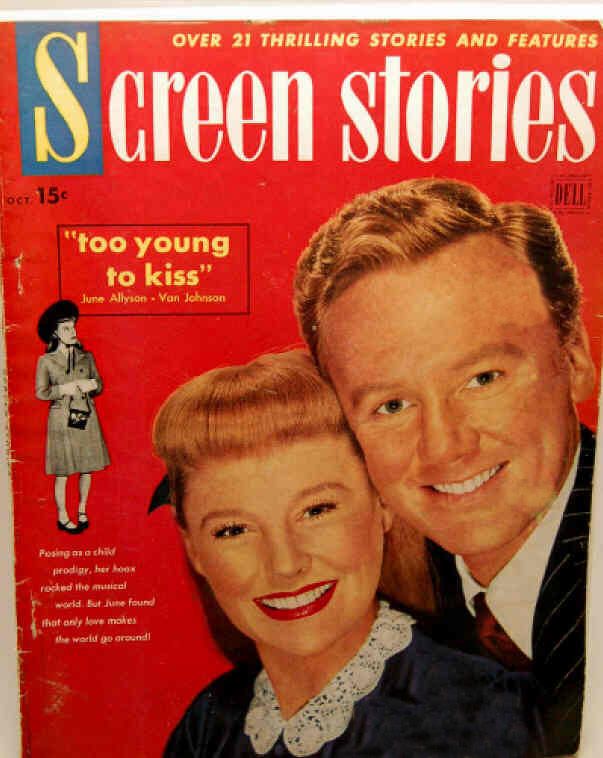SCREEN STORIES magazine side cover October 1951
