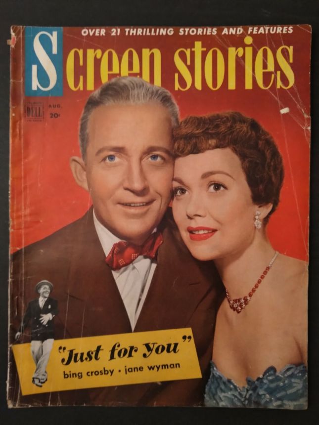 SCREEN STORIES magazine cover August 1952
