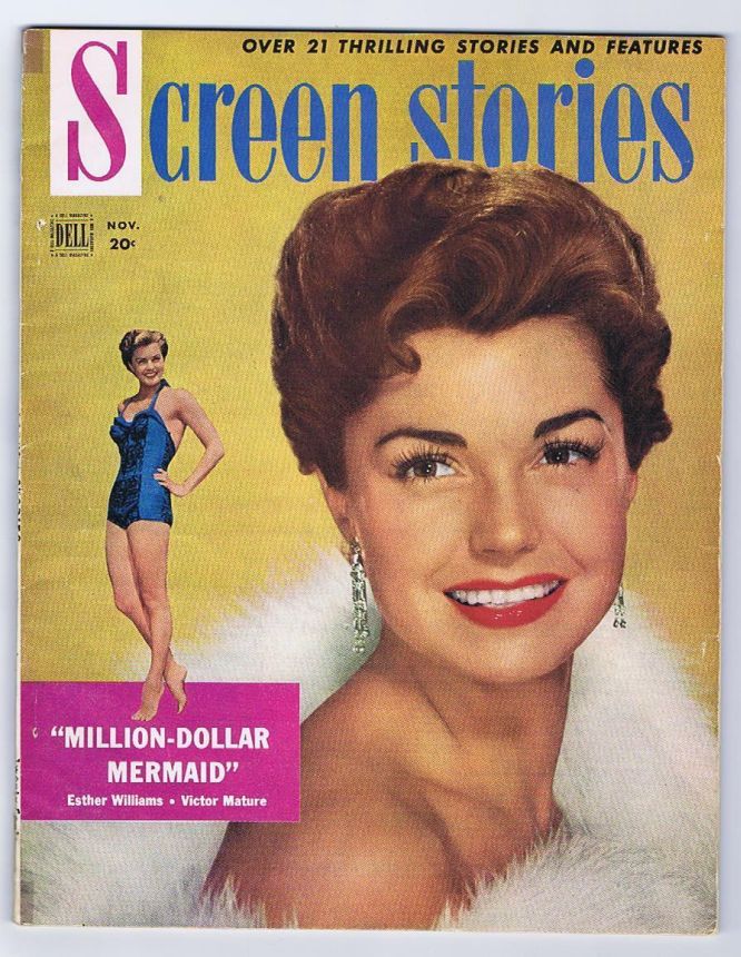 SCREEN STORIES magazine side cover November 1952
