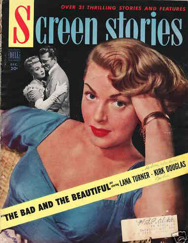 SCREEN STORIES magazine side cover December 1952